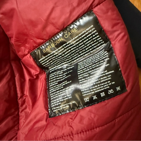 Kids Barbour Hooded Wax Jacket - Picture 8 of 9